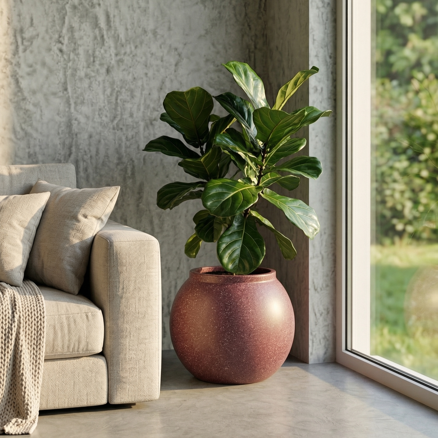 CUPE Hafif Beton Saksı 